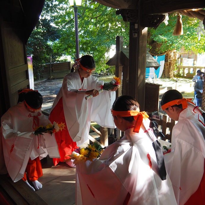 豊穣祭　こども巫女舞奉納を行いました
